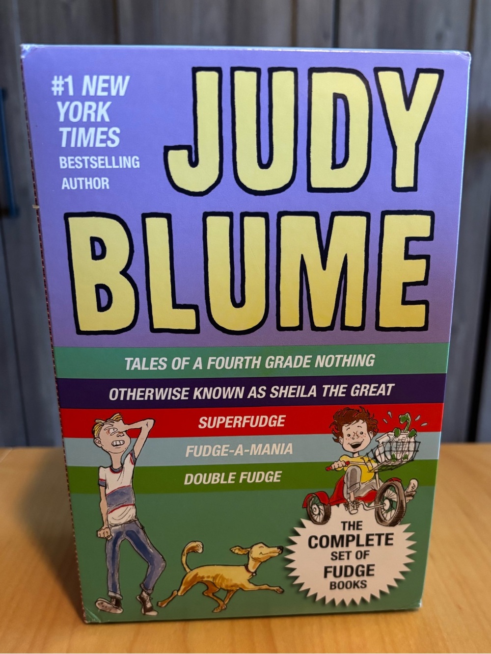 Complete set of Fudge books by Judy Blume